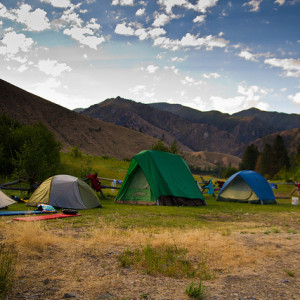 Camping along the Middle Fork of the Salmon River