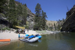 Sunny Summer's day on the Middle Fork