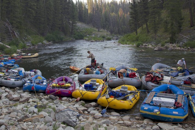 Put-in on the Middle Fork