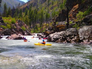 Kayaking on the Middle Fork of the Salmon