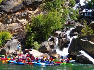 The whole crew at Waterfall Creek