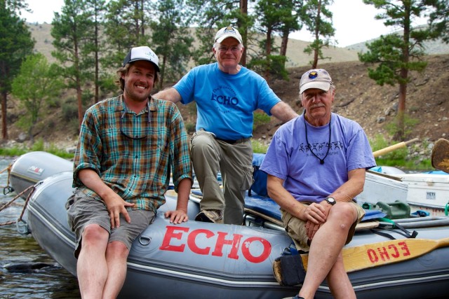 Zach, Dick, and Joe on the Middle Fork of the Salmon River